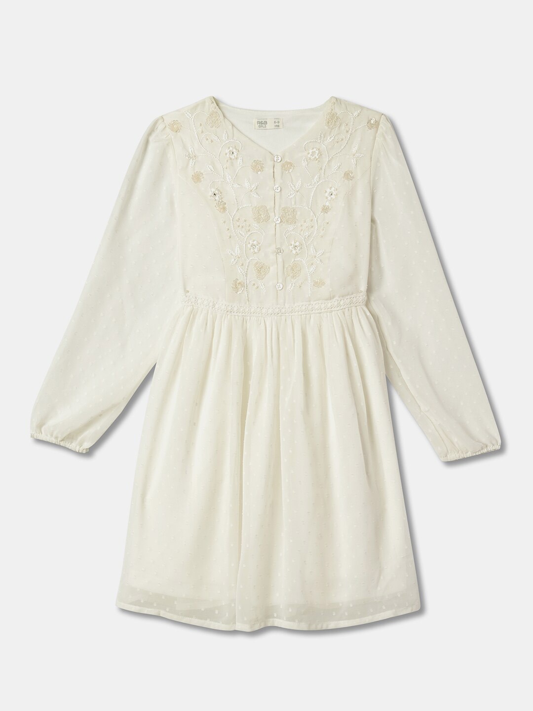 

R&B A-Line Dress, Peach