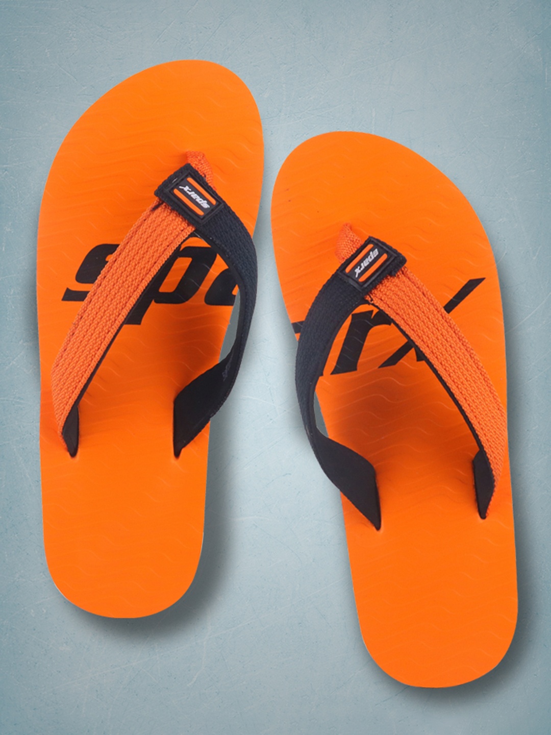 

Sparx Men Printed Thong Flip-Flops, Orange