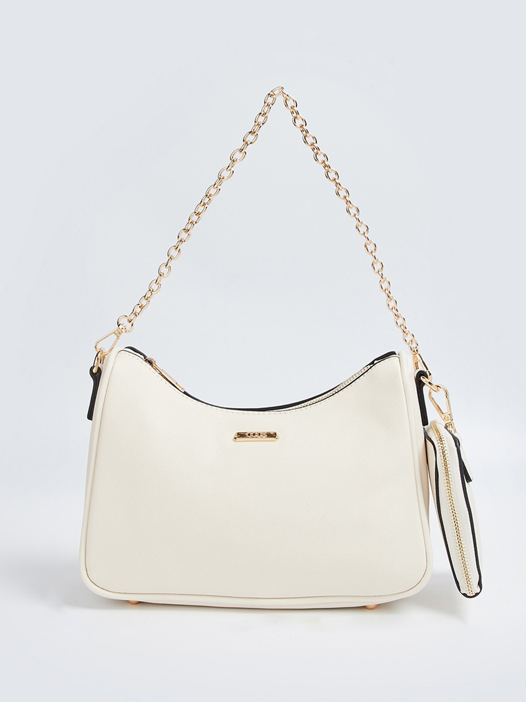 

CODE by Lifestyle Structured Shoulder Bag, White