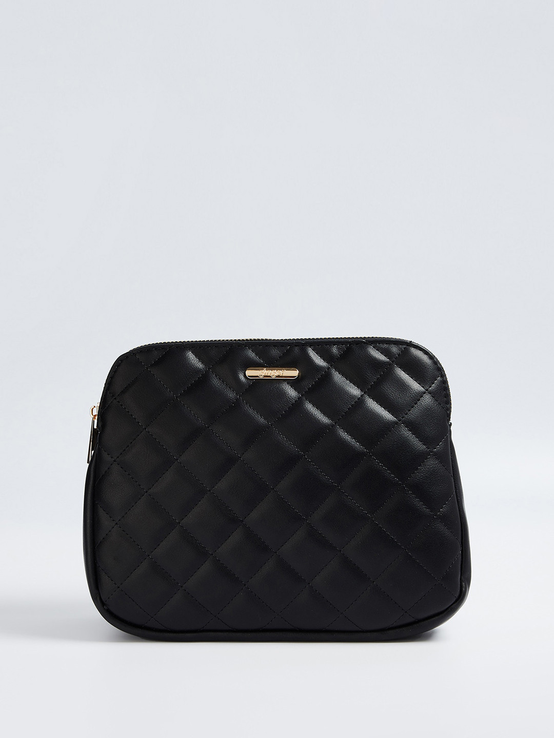 

Ginger by Lifestyle Textured Structured Sling Bag, Black