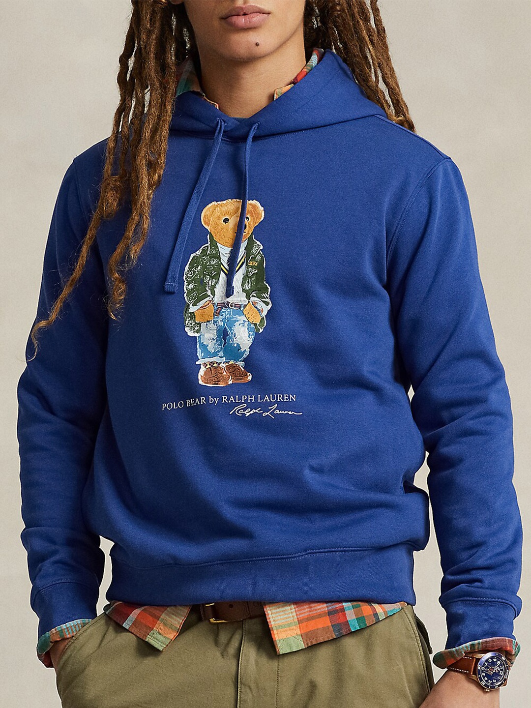 

Polo Ralph Lauren Graphic Printed Hooded Pullover Sweatshirt, Blue