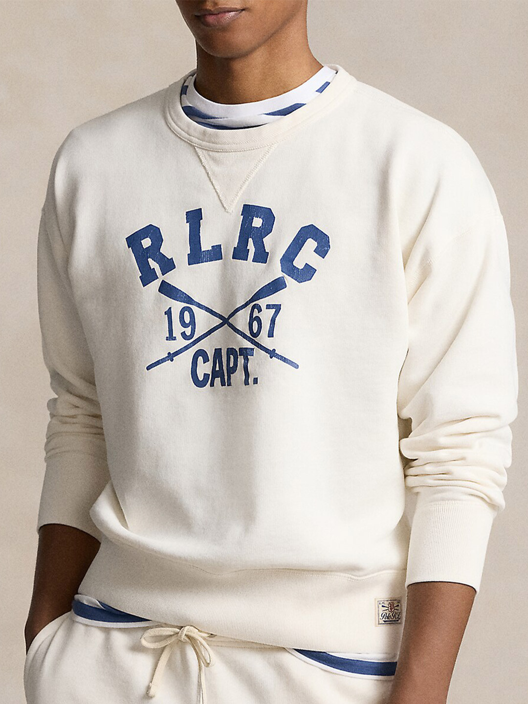 

Polo Ralph Lauren Typography Printed Pullover Sweatshirt, White