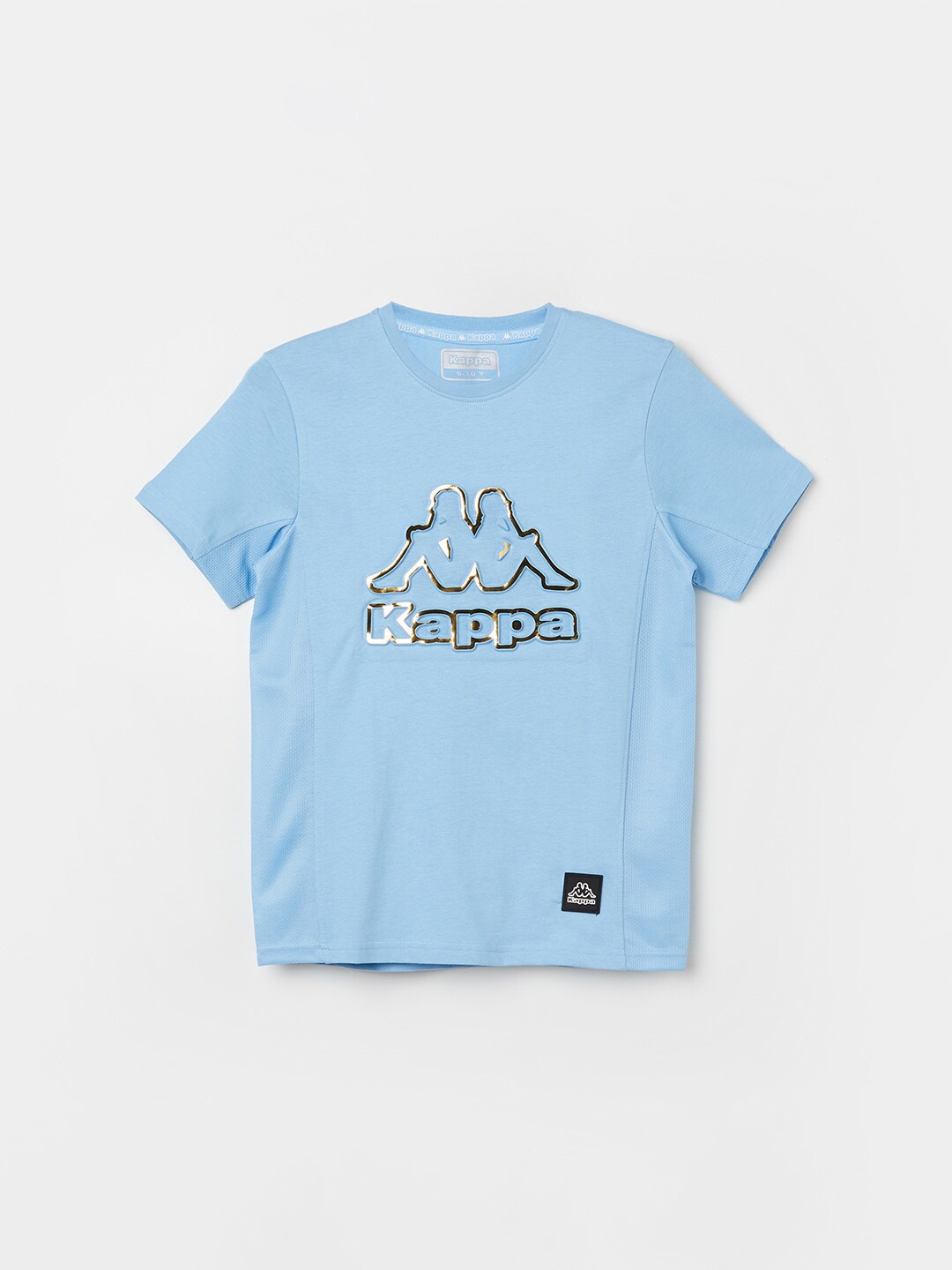

Kappa Boys Graphic Printed Cotton T-shirt, Blue