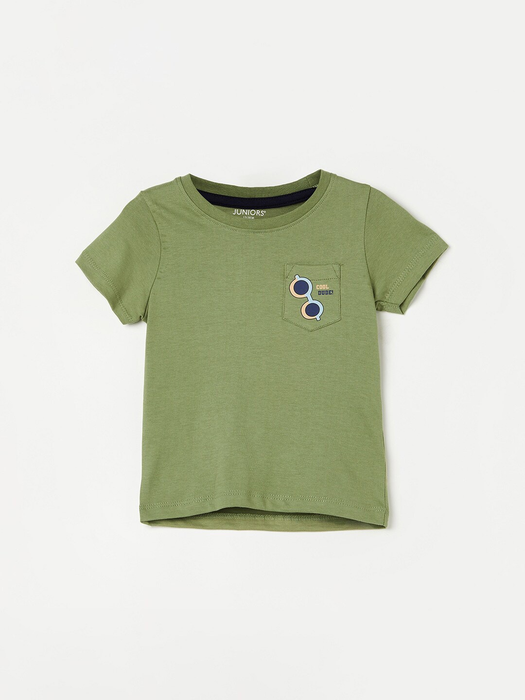 

Juniors by Lifestyle Boys Cotton Regular Fit T-shirt, Olive