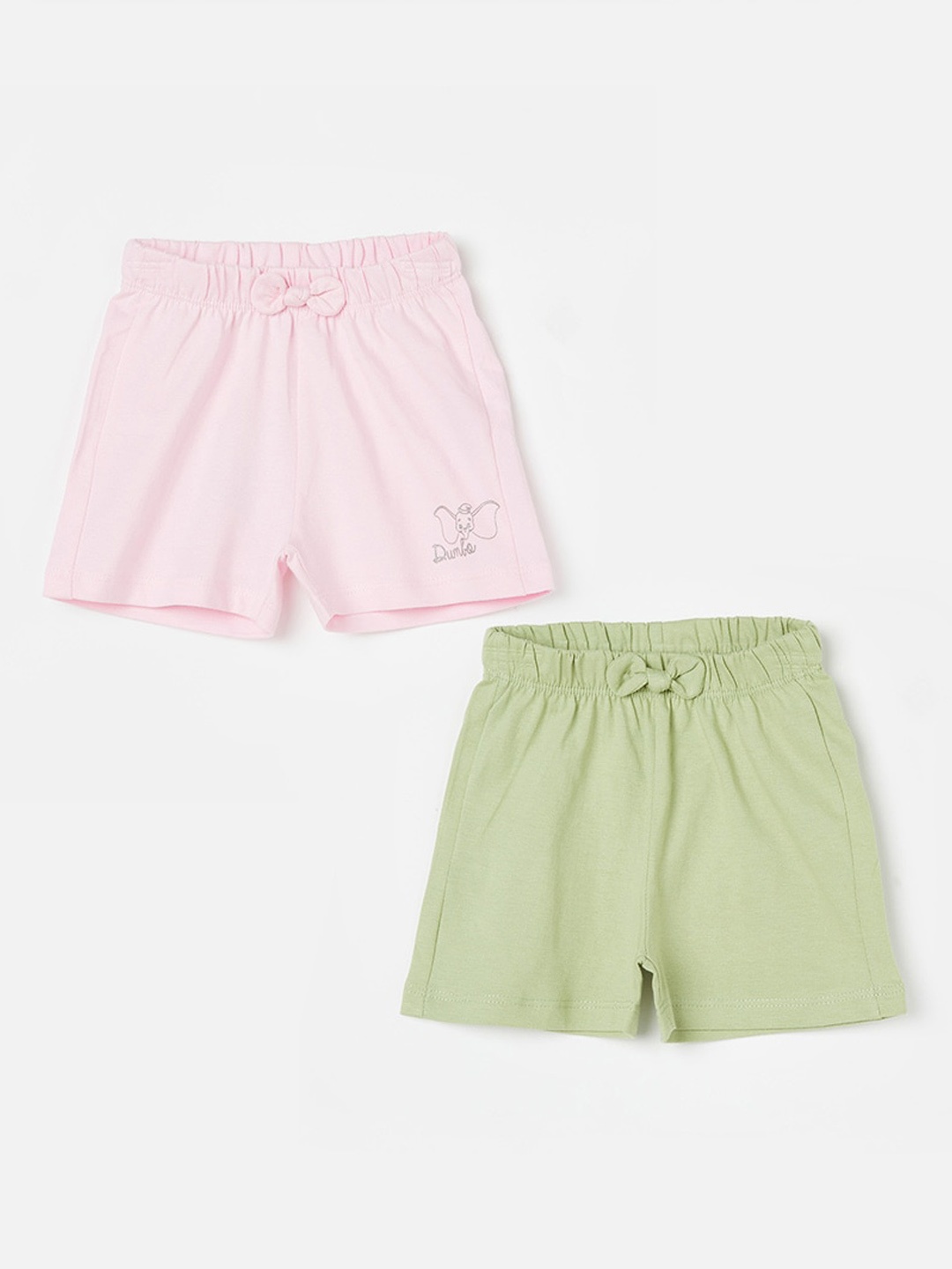 

Juniors by Lifestyle Girls Pack Of 2 Pure Cotton Shorts, Green