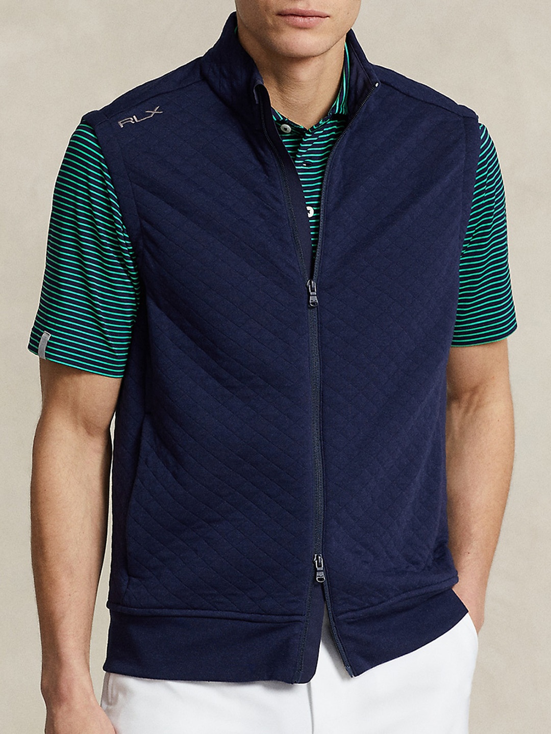 

Polo Ralph Lauren Self Design Quilted Jacket, Navy blue
