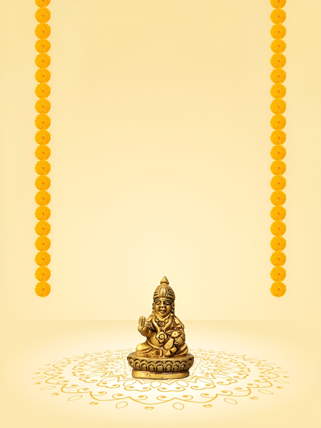 

Spillbox Gold Toned Religious Brass Idol Tiny Showpiece