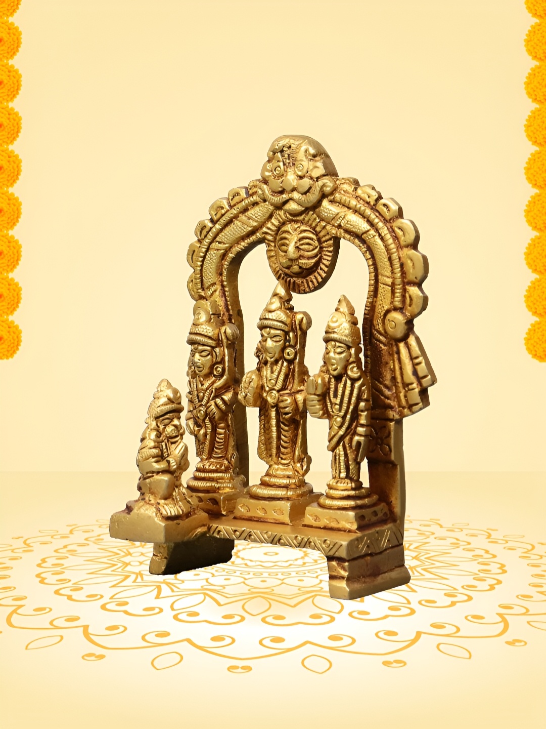 

Spillbox Gold Toned Religious Brass Idol Tiny Showpiece