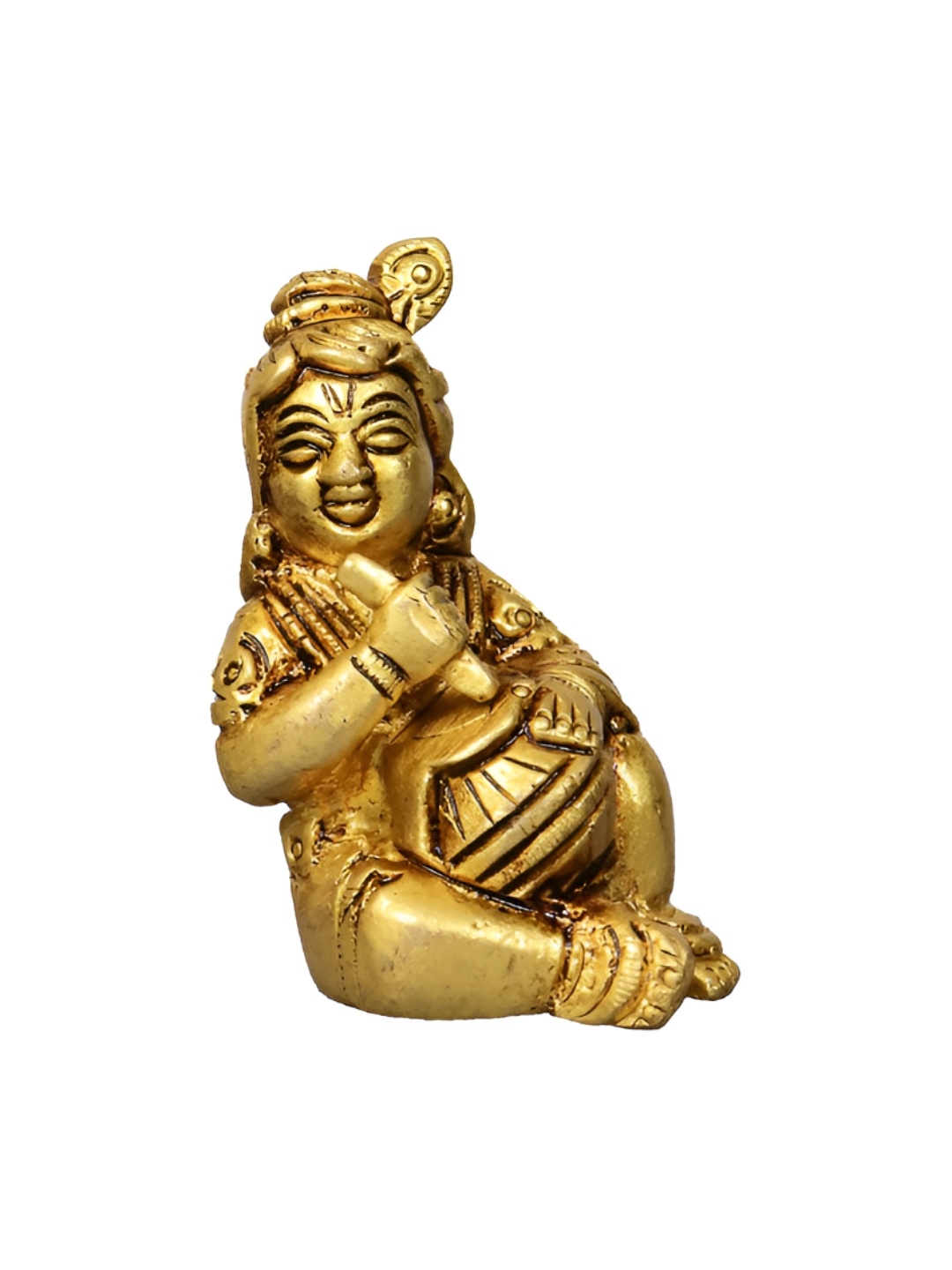 

Spillbox Gold Toned Religious Brass Idol Tiny Showpiece