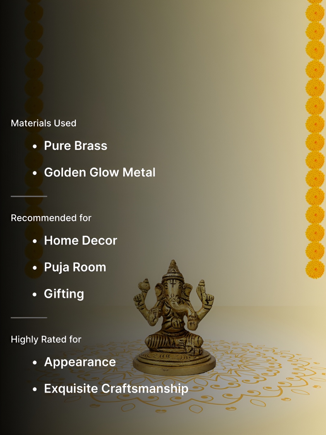 

Spillbox Gold Toned Religious Brass Idol Tiny Showpiece