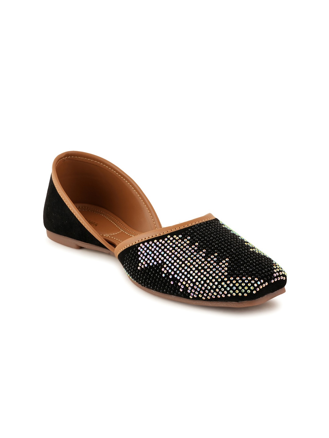 

Anouk Embellished Mojaris, Black