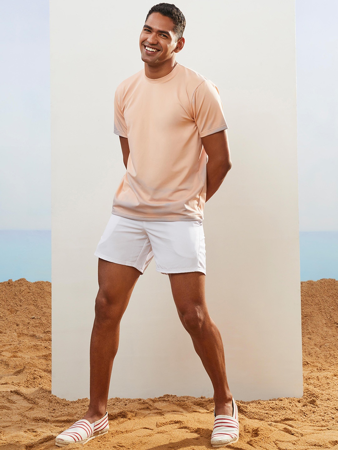 

CMGE Colour Changing Shade Swim T-shirt, Peach