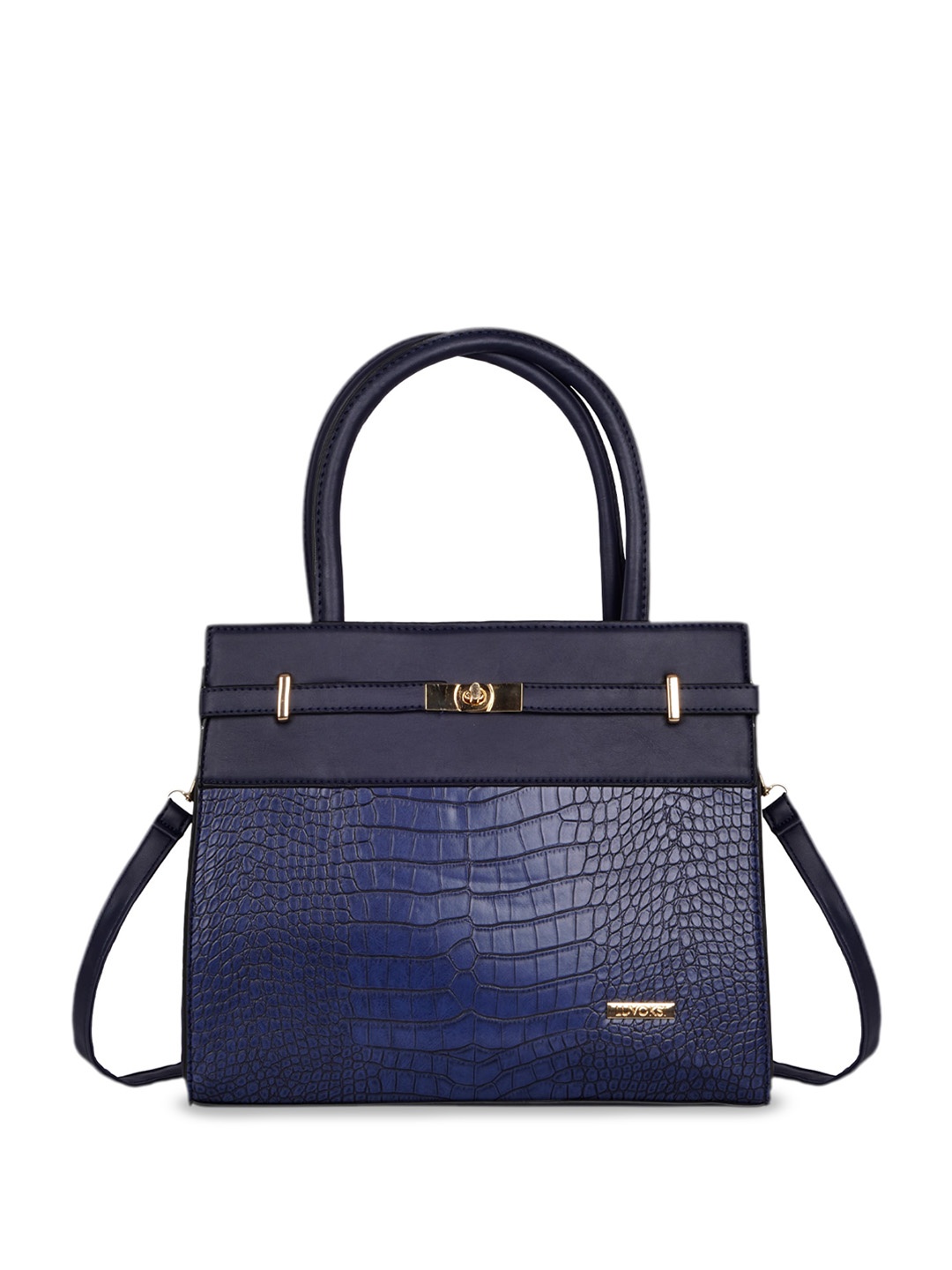 

Luvoksi Textured Structured Handheld Bag, Blue