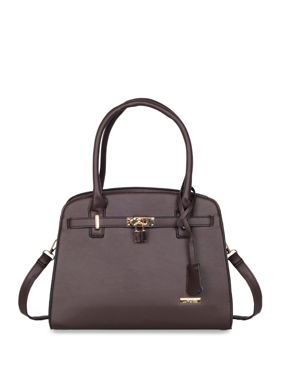 

Luvoksi Structured Handheld Bag, Brown