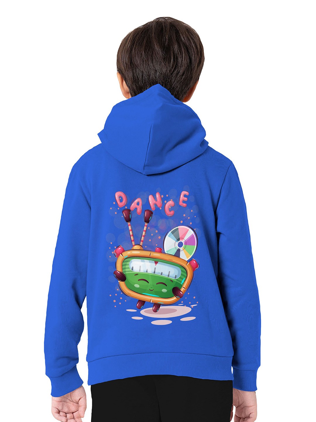 

BAESD Boys Graphic Printed Hooded Cotton Fleece Pullover Sweatshirt, Blue