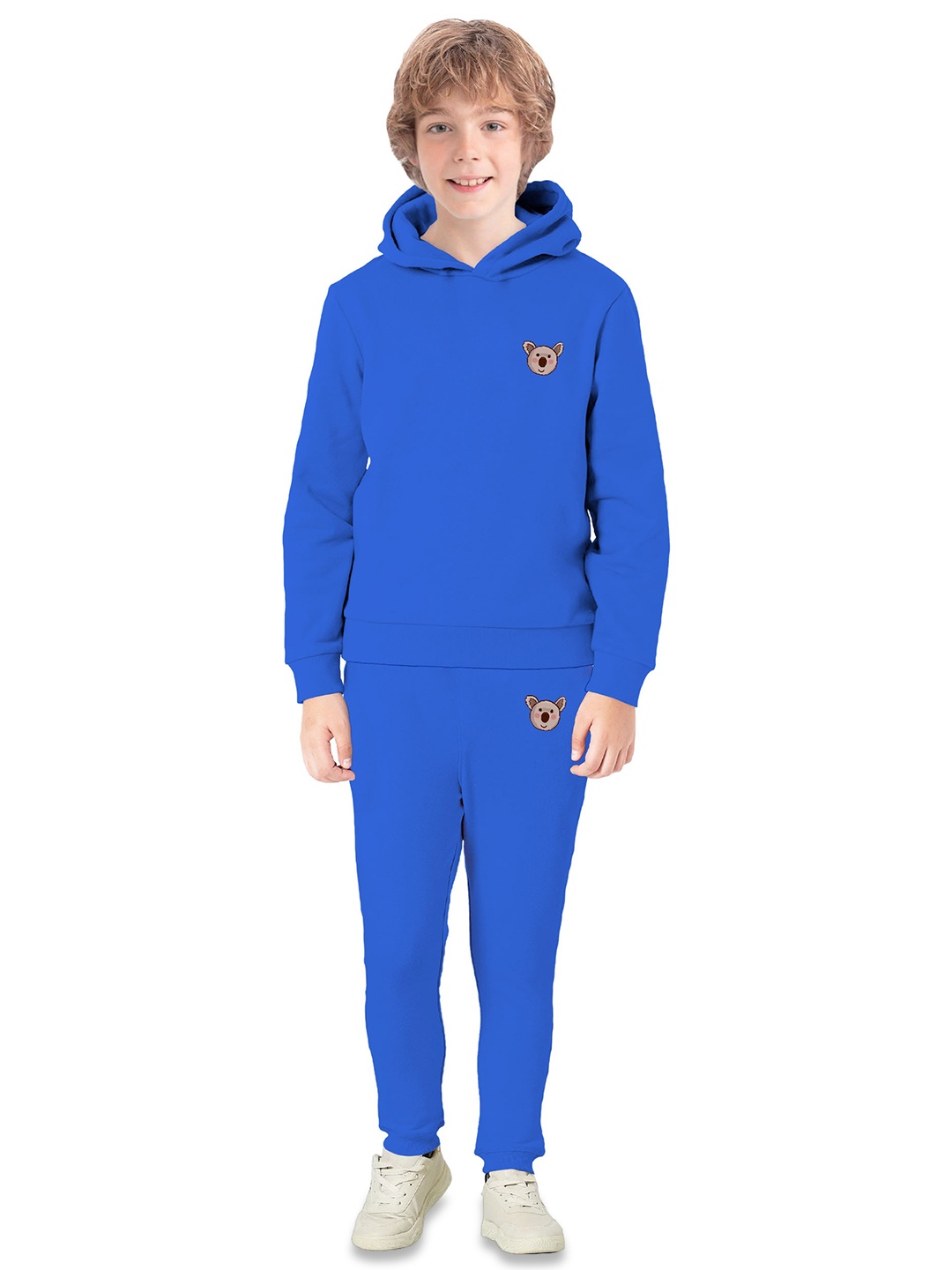 

BAESD Boys Graphic Printed Hooded Cotton Fleece Sweatshirt, Blue