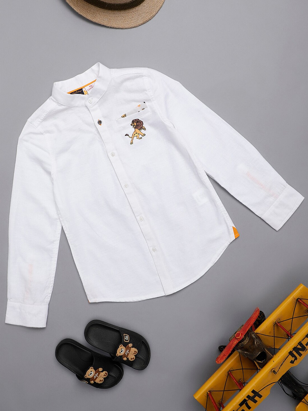 

One Friday Boys Comfort Cotton Casual Shirt, White