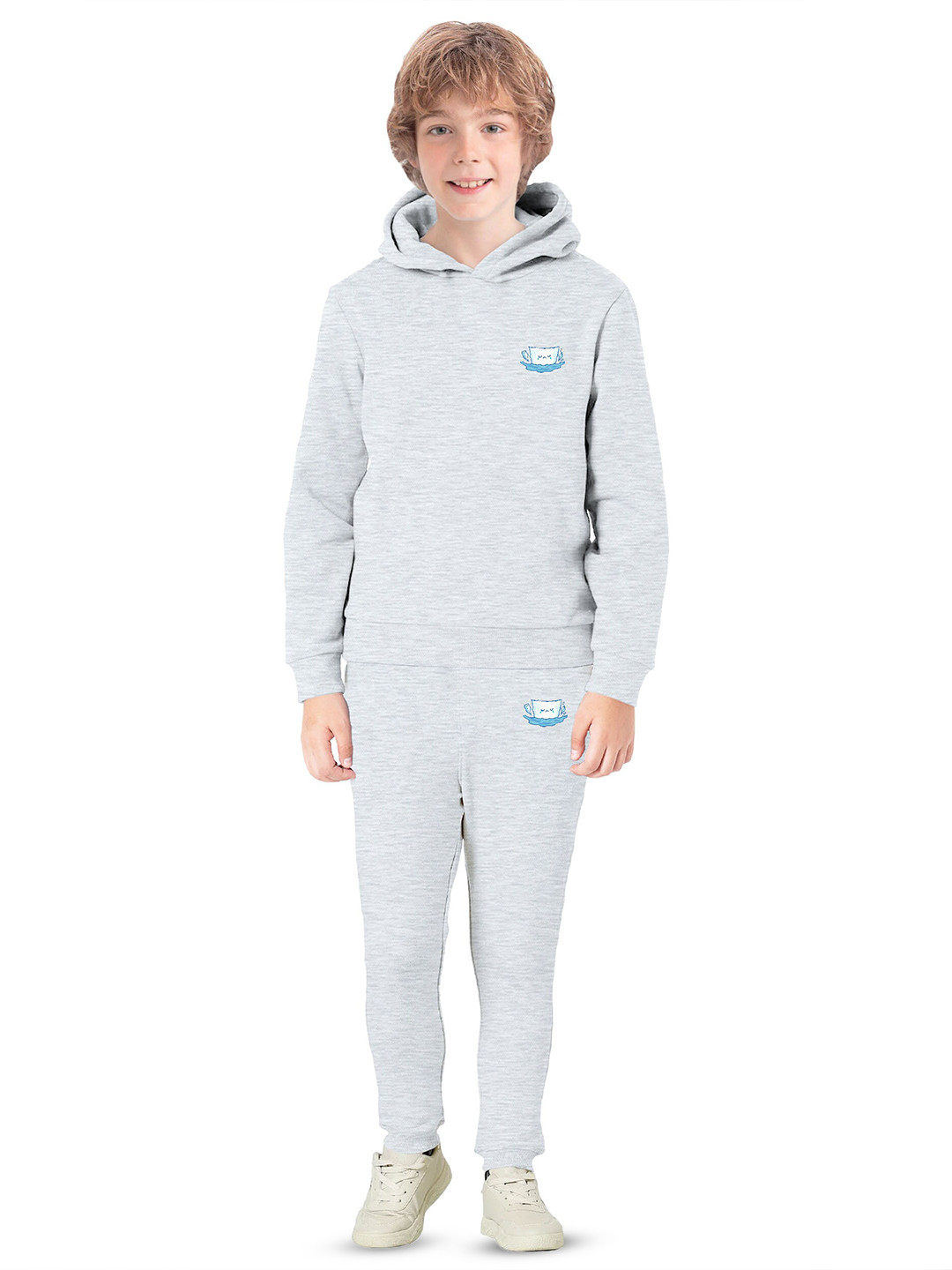 

BAESD Boys Hooded Fleece Pullover, Grey