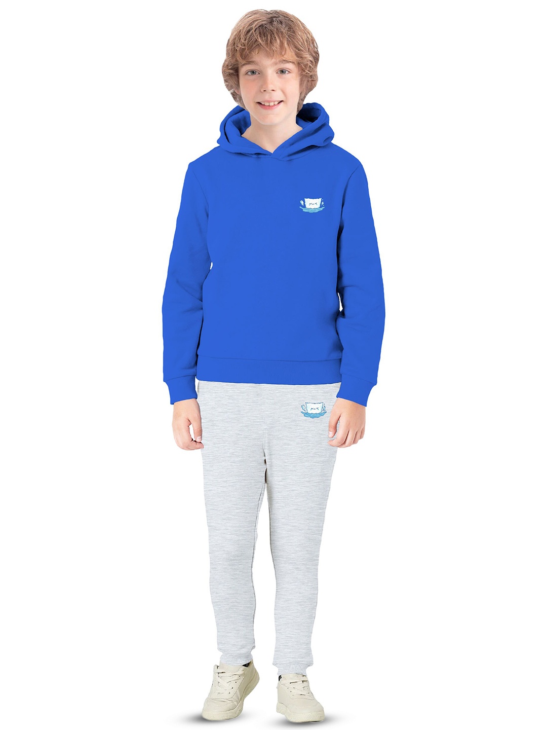 

BAESD Boys Hooded Fleece Pullover, Blue