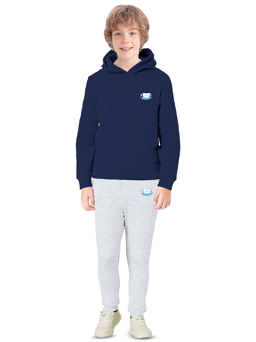 

BAESD Boys Hooded Pullover Sweatshirt, Navy blue