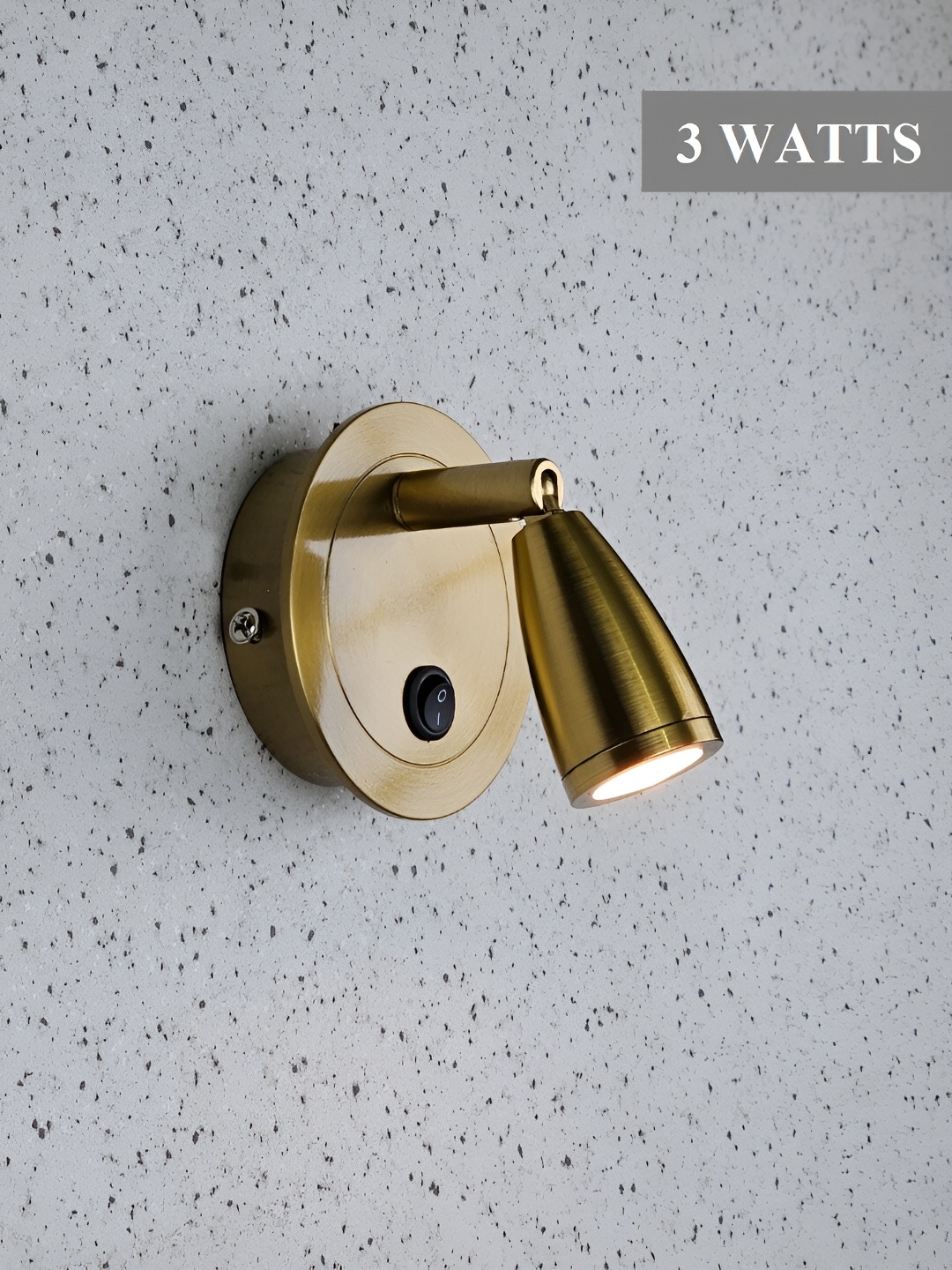 

Mufasa Gold-Toned Aluminium Contemporary Cylinder LED Spot Wall Lamp