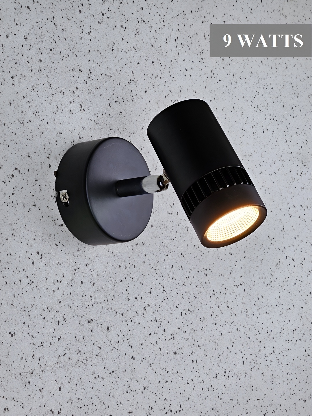 

Mufasa Black Cylinder Aluminium Wall Lamp