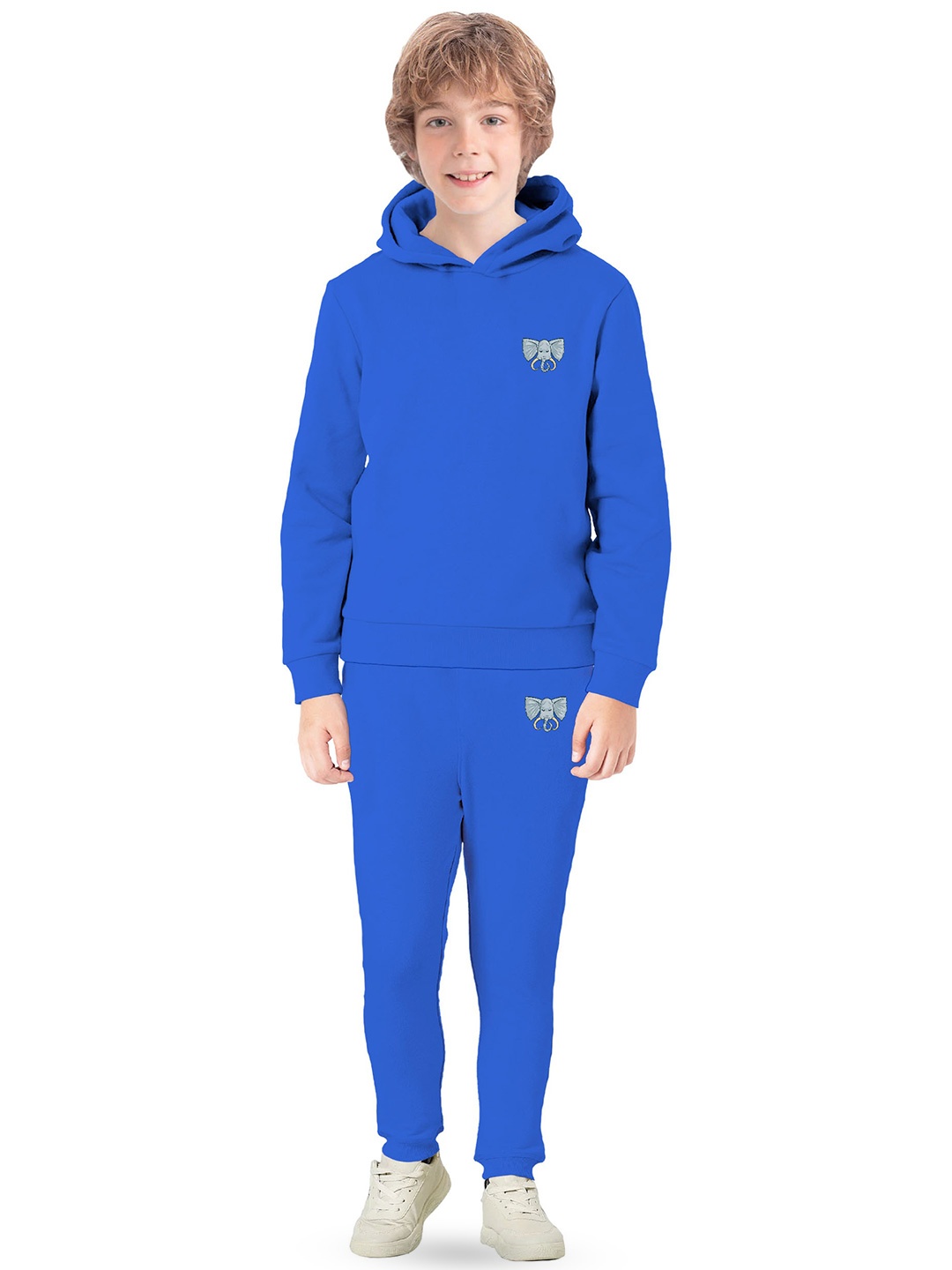 

BAESD Boys Graphic Printed Hooded Fleece Pullover Sweatshirt, Blue