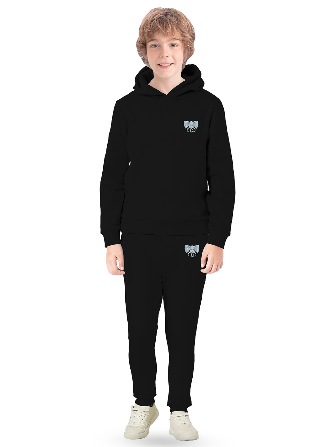 

BAESD Boys Hooded Fleece Sweatshirt, Black