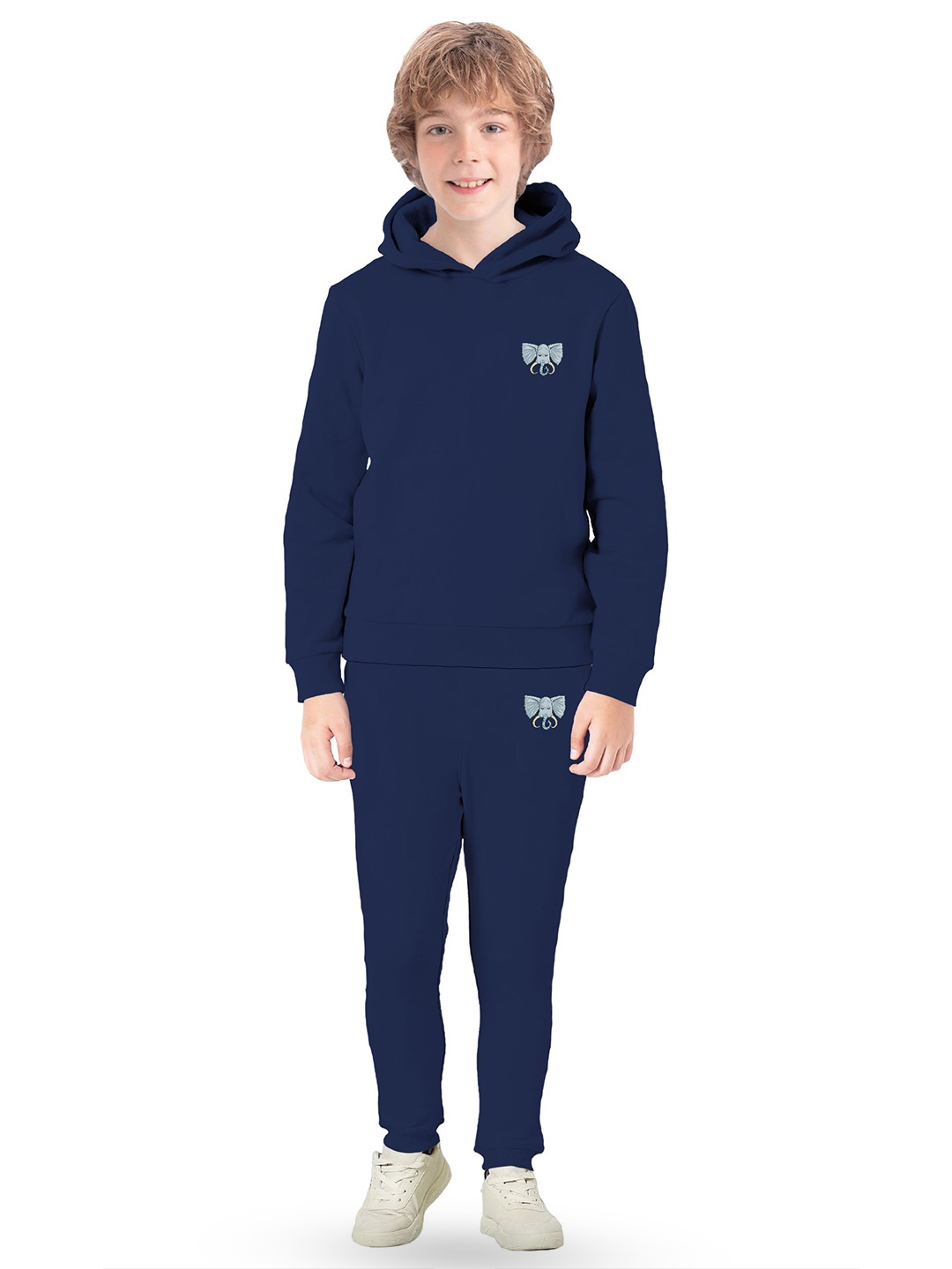 

BAESD Boys Hooded Fleece Sweatshirt, Navy blue
