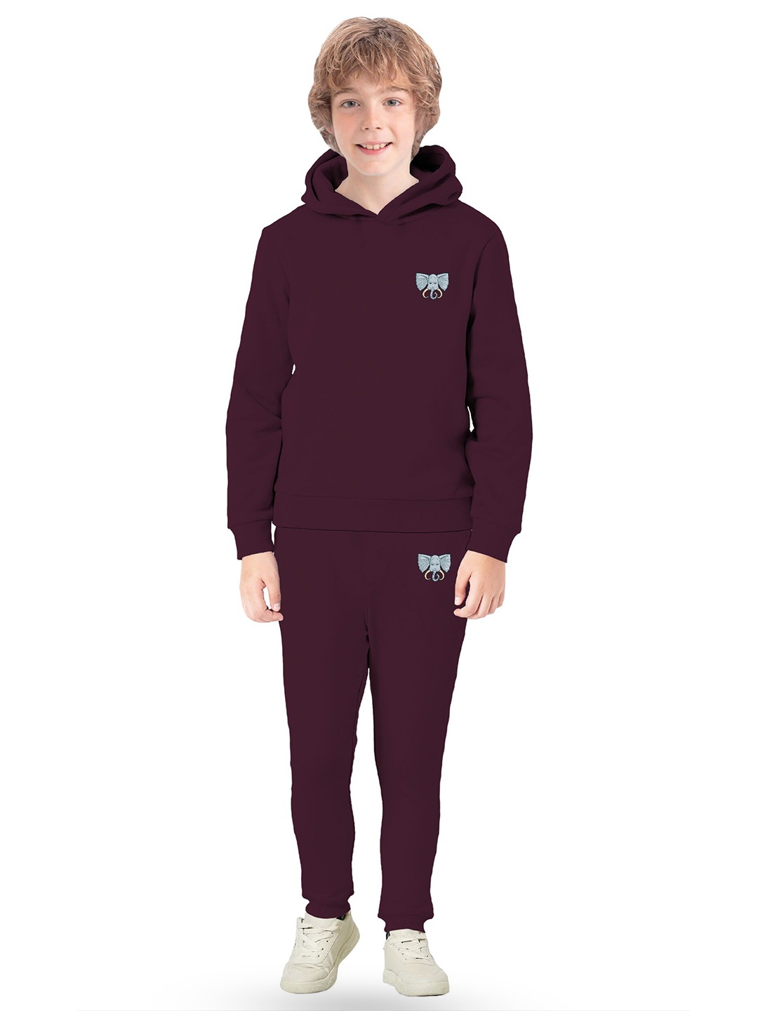 

BAESD Boys Graphic Printed Fleece Hooded Sweatshirts, Maroon