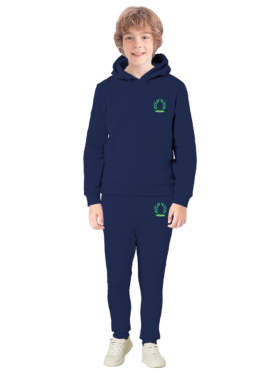 

BAESD Boys Hooded Fleece Sweatshirt, Navy blue