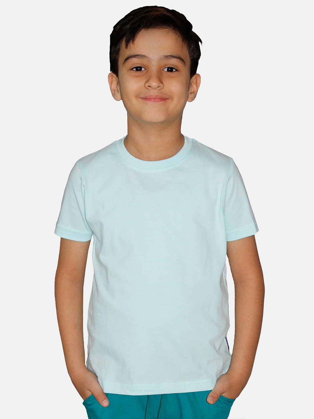 

KiddoPanti Boys Cotton Regular Fit T-shirt, Blue