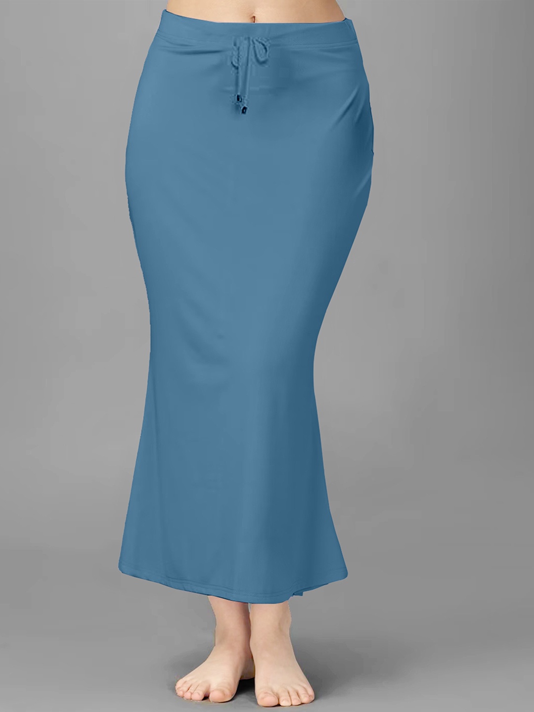 

Trendmalls Mermaid-Fit Stretchable Saree Shapewear, Turquoise blue
