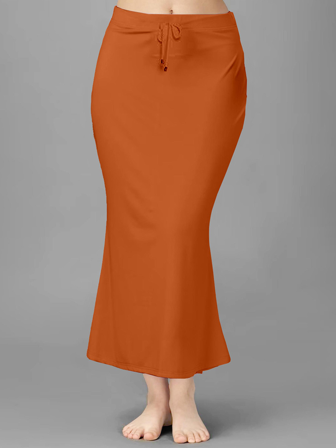 

Trendmalls Mermaid-Fit Saree Shapewear, Orange