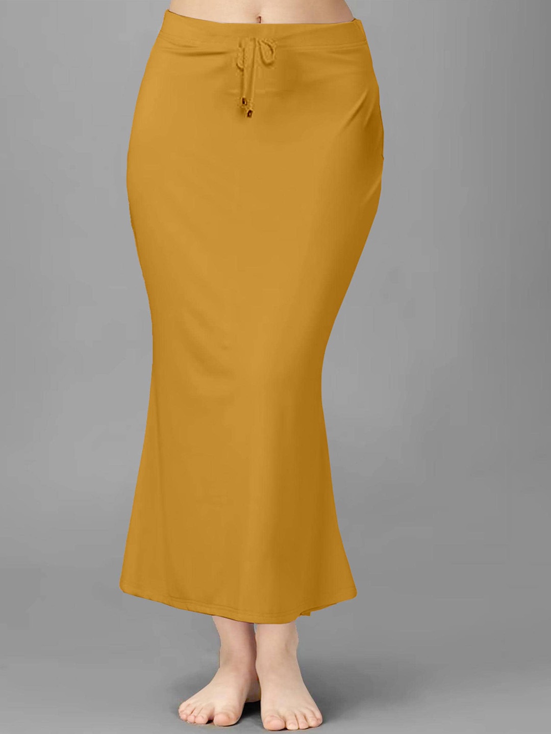 

Trendmalls Fish Cut Stretchable Saree Shapewear, Orange