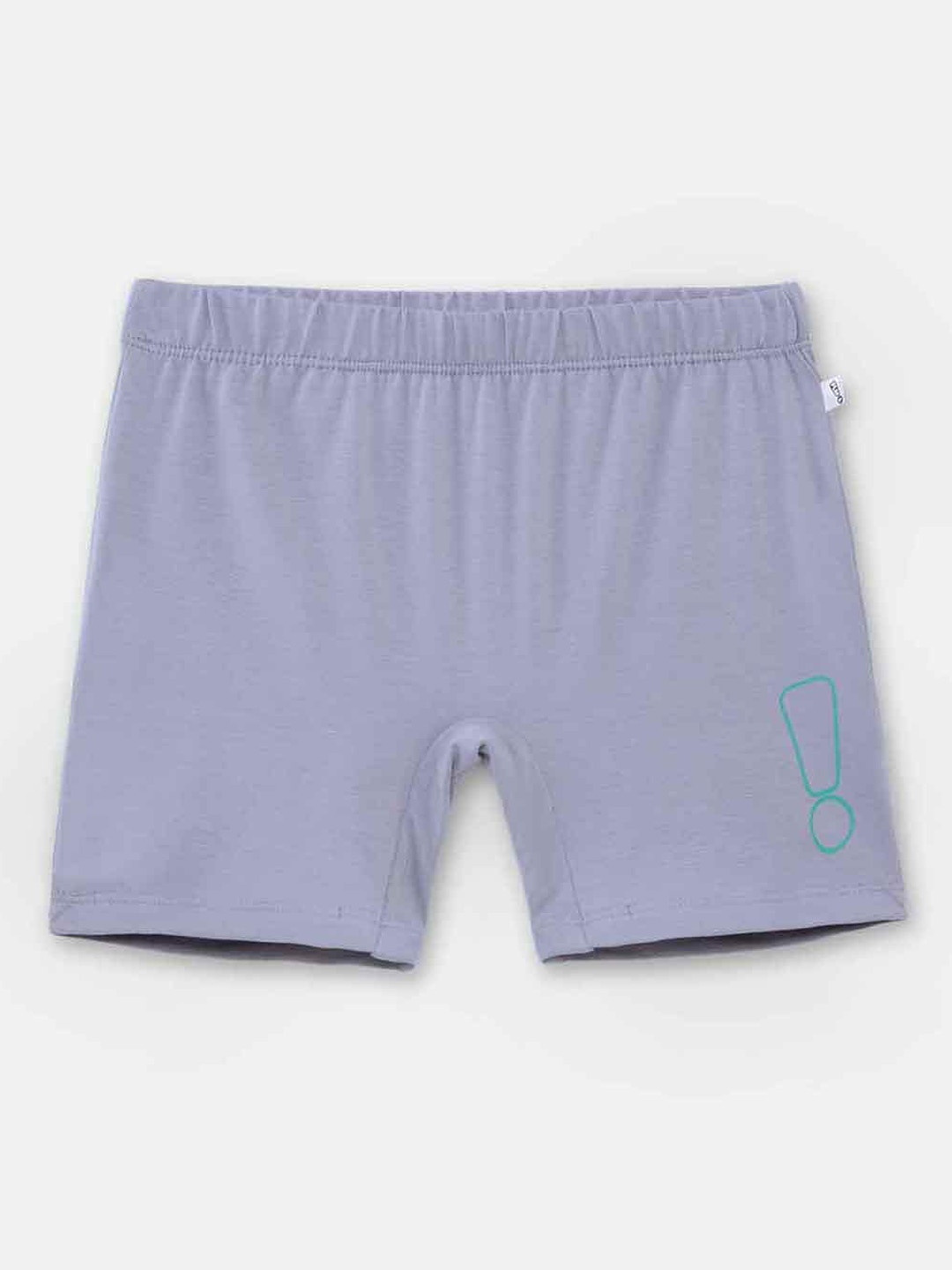 

You Got Plan B Girls High-Rise Antimicrobial Shorts, Grey