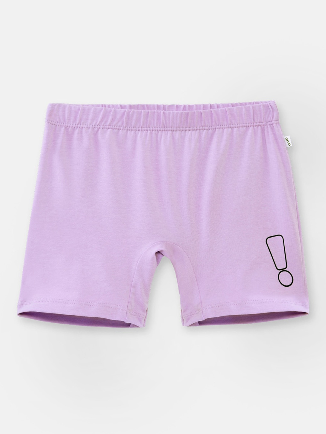 

You Got Plan B Girls High-Rise Antimicrobial Shorts, Lavender