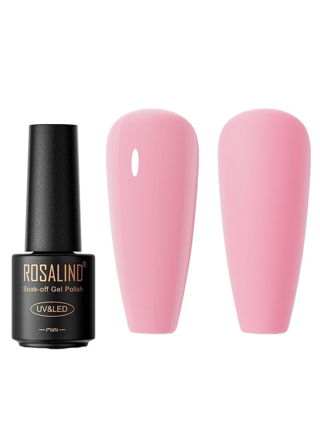 

ROSALIND UV & LED Soak Off Long Wearing Mini Gel Nail Polish 7 ml - Shade C006, Pink