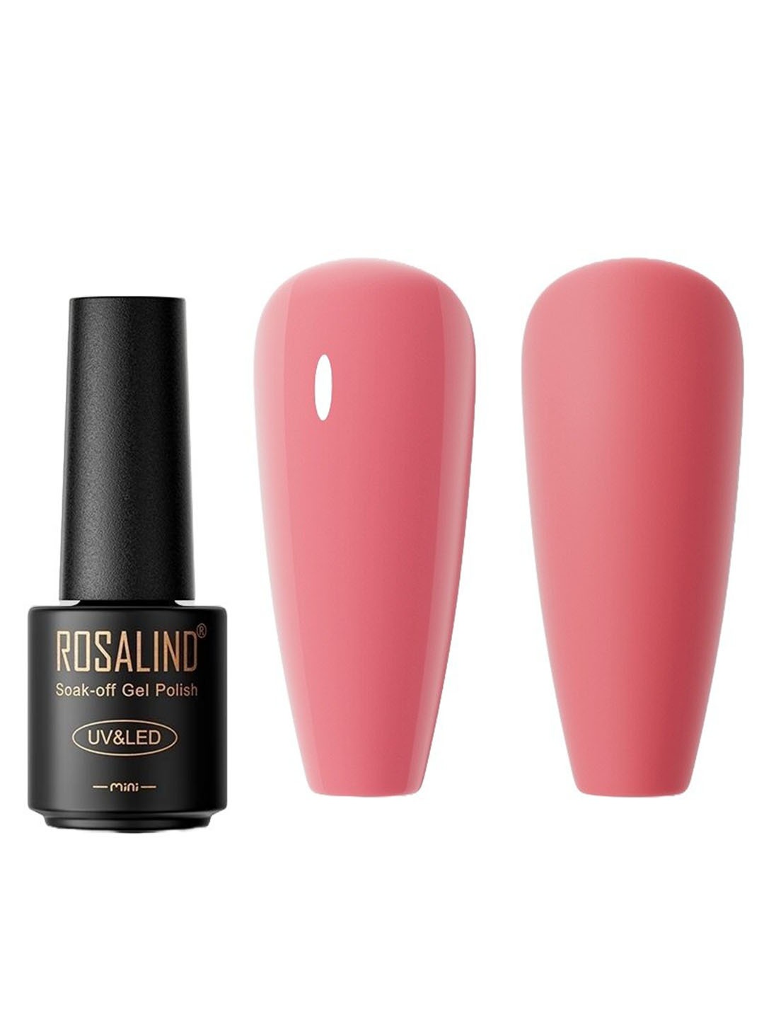 

ROSALIND UV & LED Soak Off Long Wearing Mini Gel Nail Polish 7 ml - Shade C351, Pink