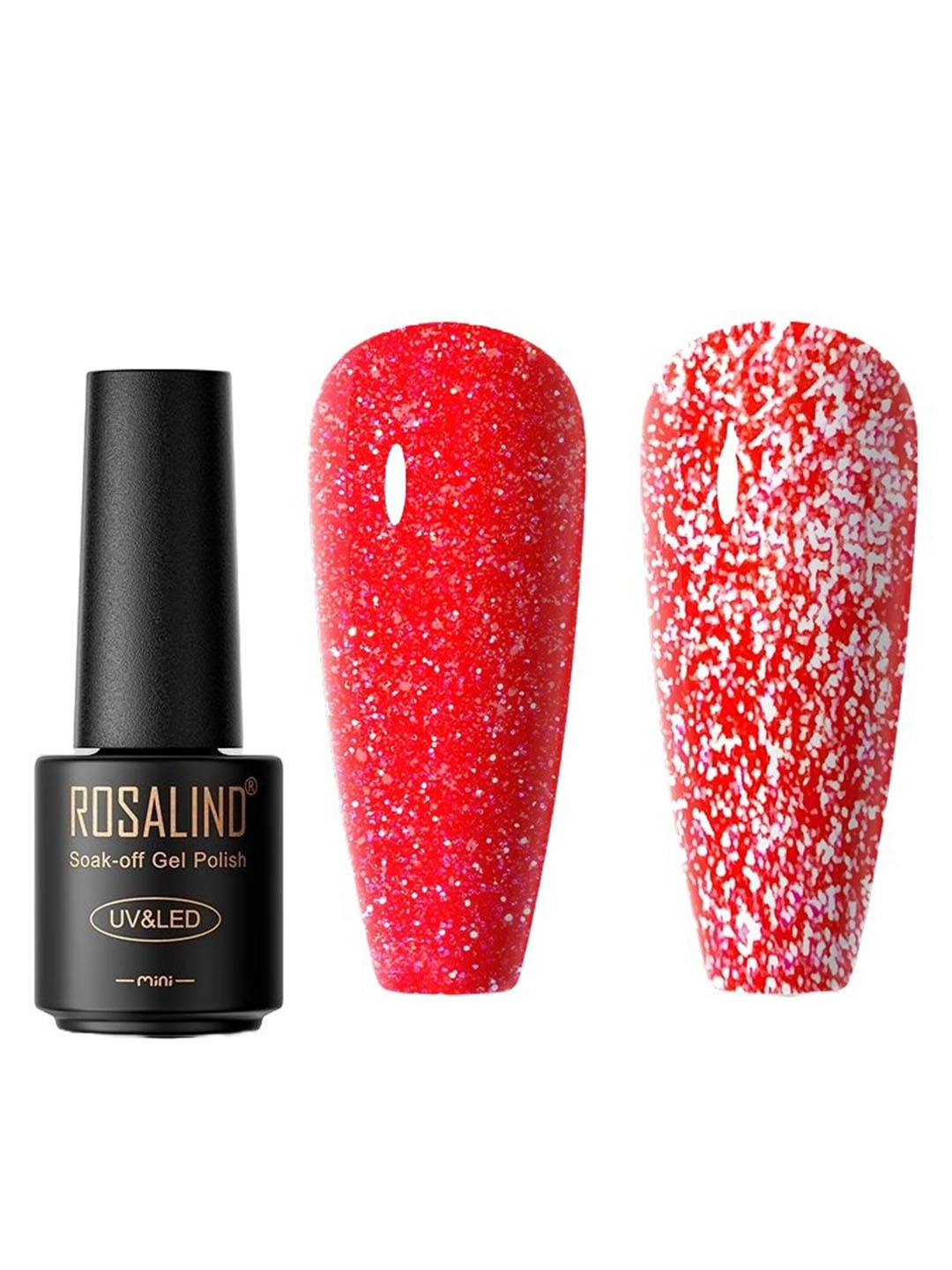 

ROSALIND UV & LED Soak Off Long Wearing Mini Gel Nail Polish 7 ml - Shade C496, Red