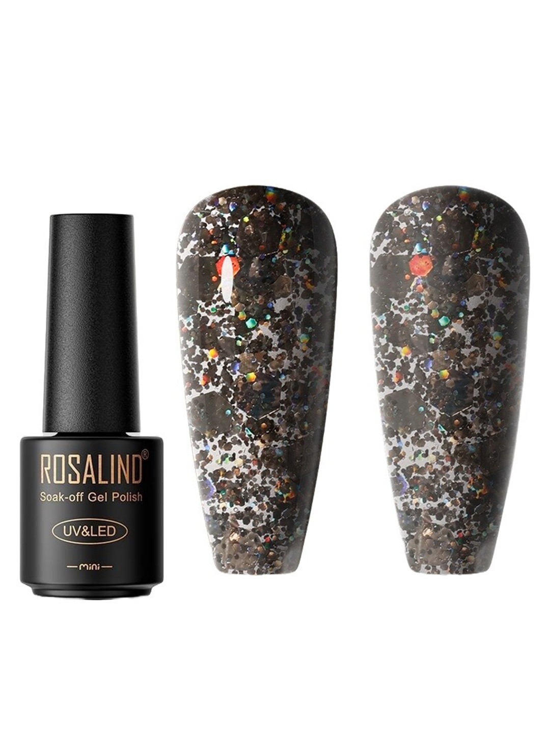 

ROSALIND UV & LED Soak Off Gel Polish 7ml - C174, Black