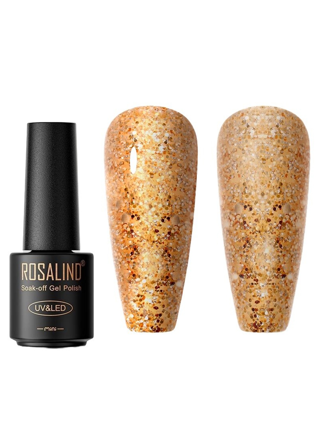 

ROSALIND Soak Off UV & LED Gel Nail Polish 7ml - C541, Orange