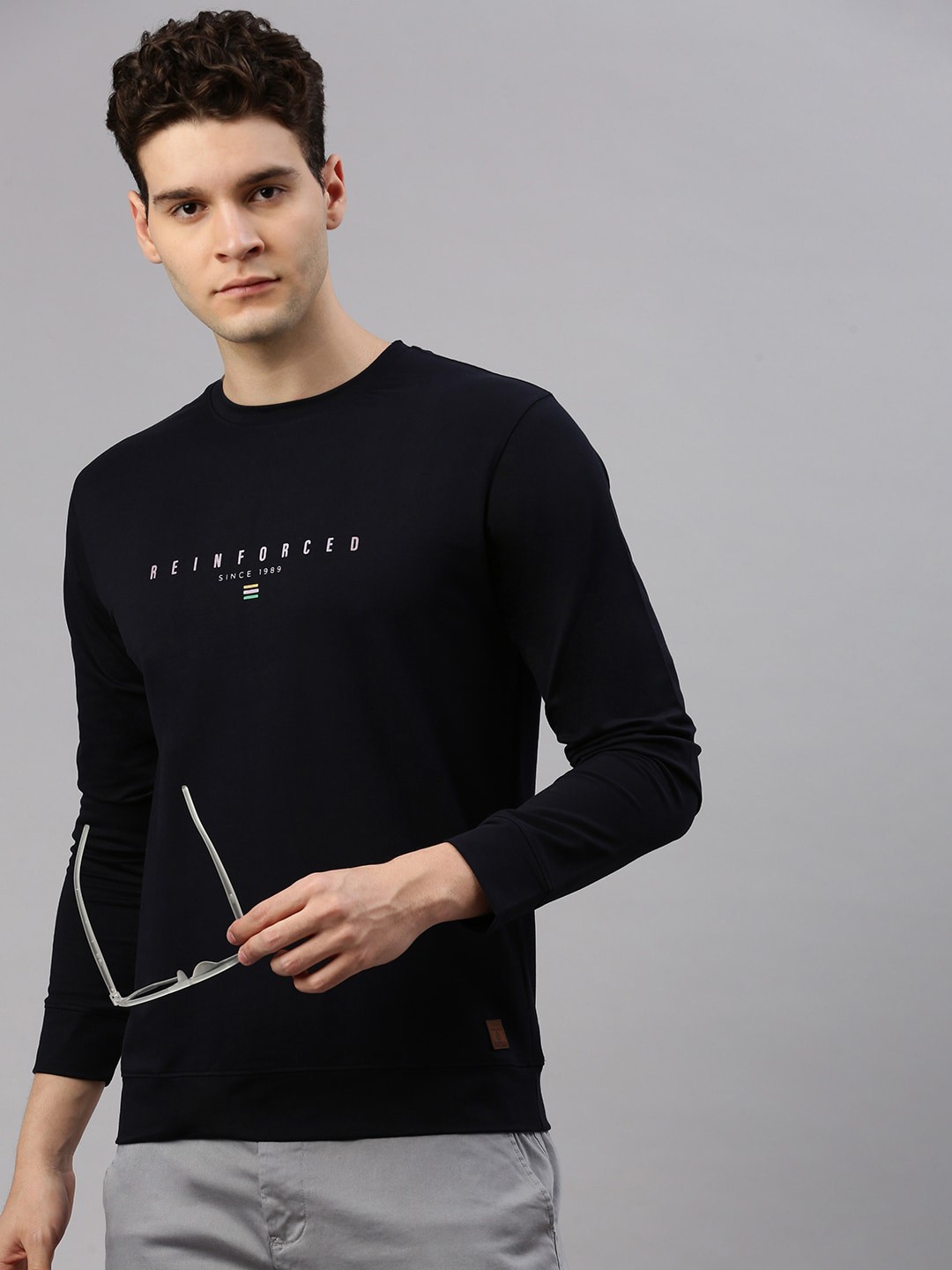 

ZEDD Cotton Pullover Sweatshirt, Blue