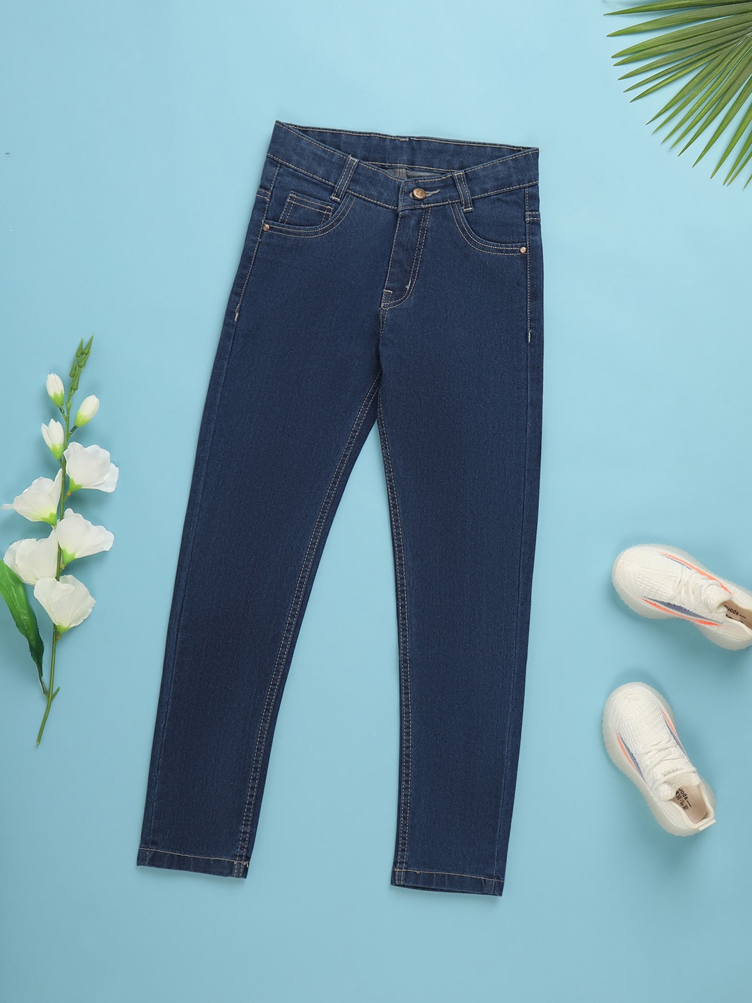 

V-Mart Boys Mid-Rise Jeans, Blue