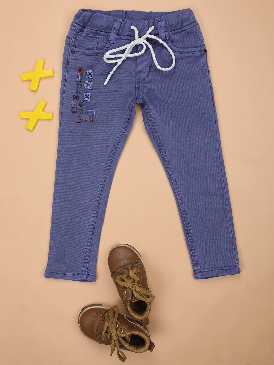 

V-Mart Boys Mid-Rise Jeans, Blue