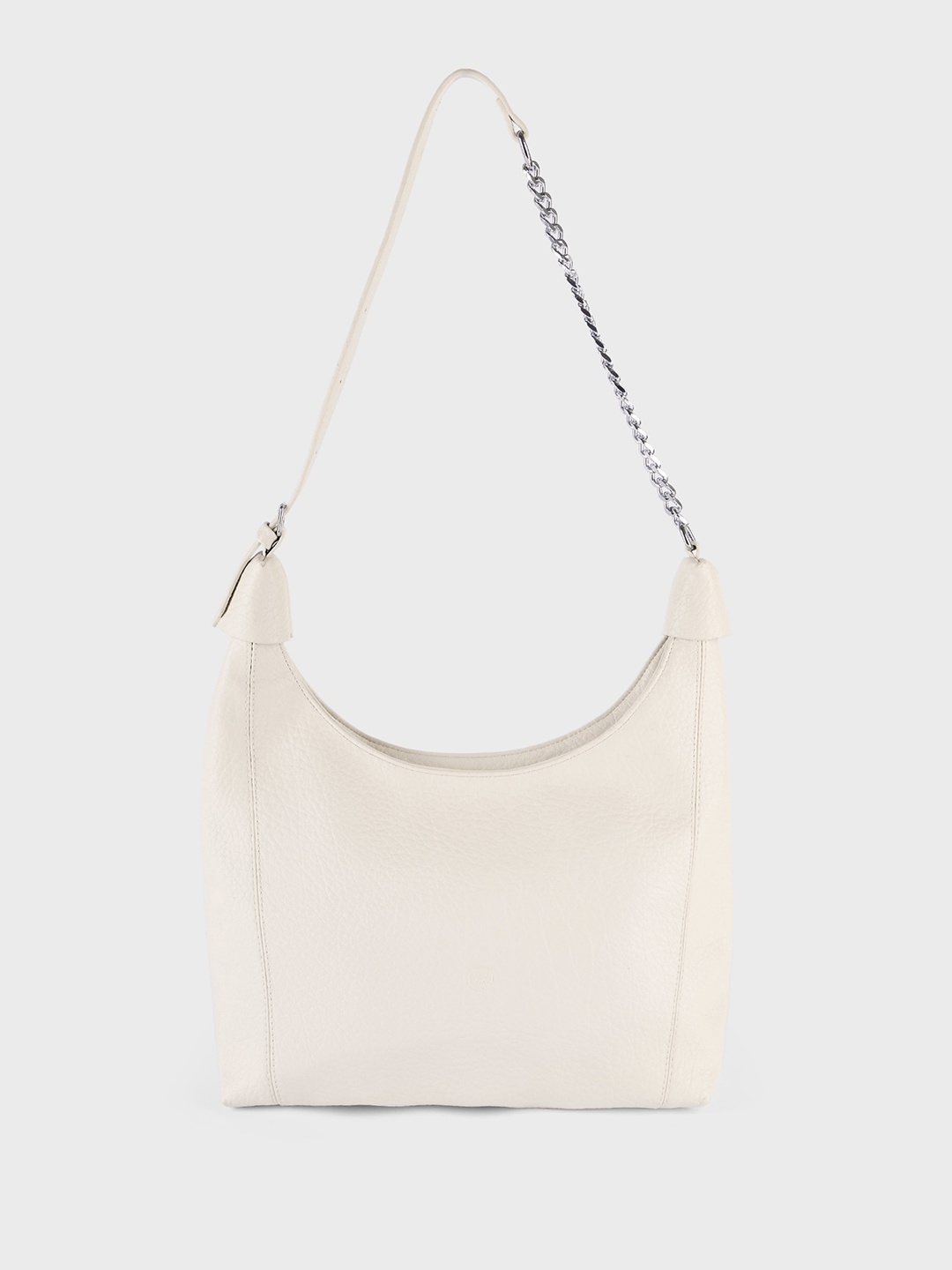 

20Dresses Off White Textured Structured Shoulder Bag