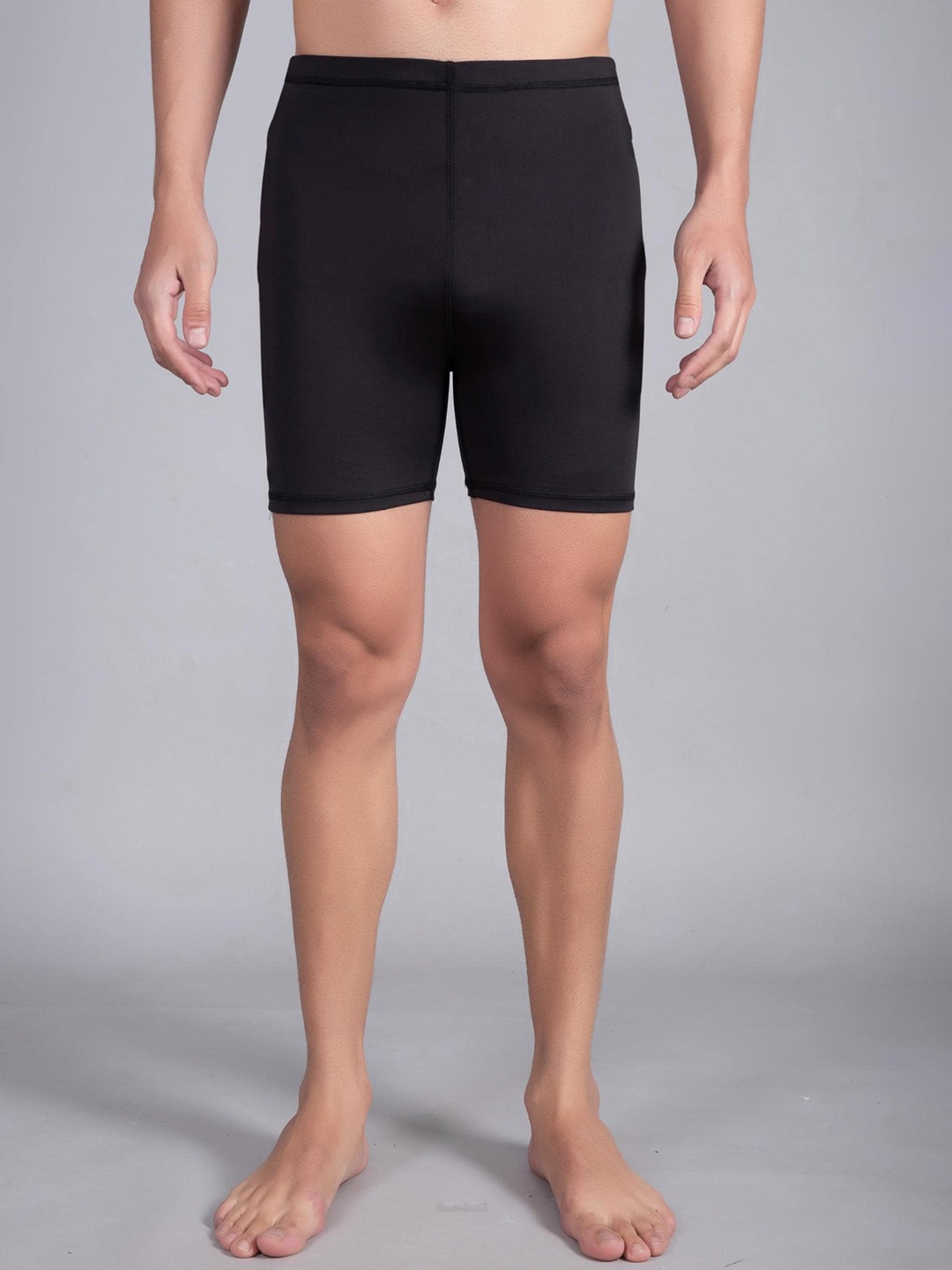 

Apraa & Parma Men Slip-On Swim Shorts, Black