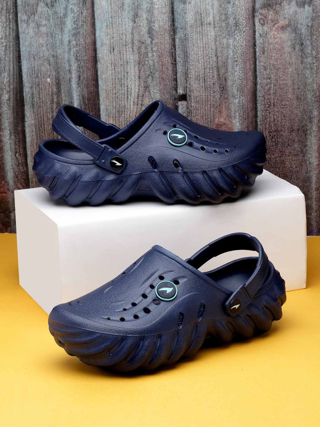 

ASIAN Boys Self Design Clogs, Navy blue