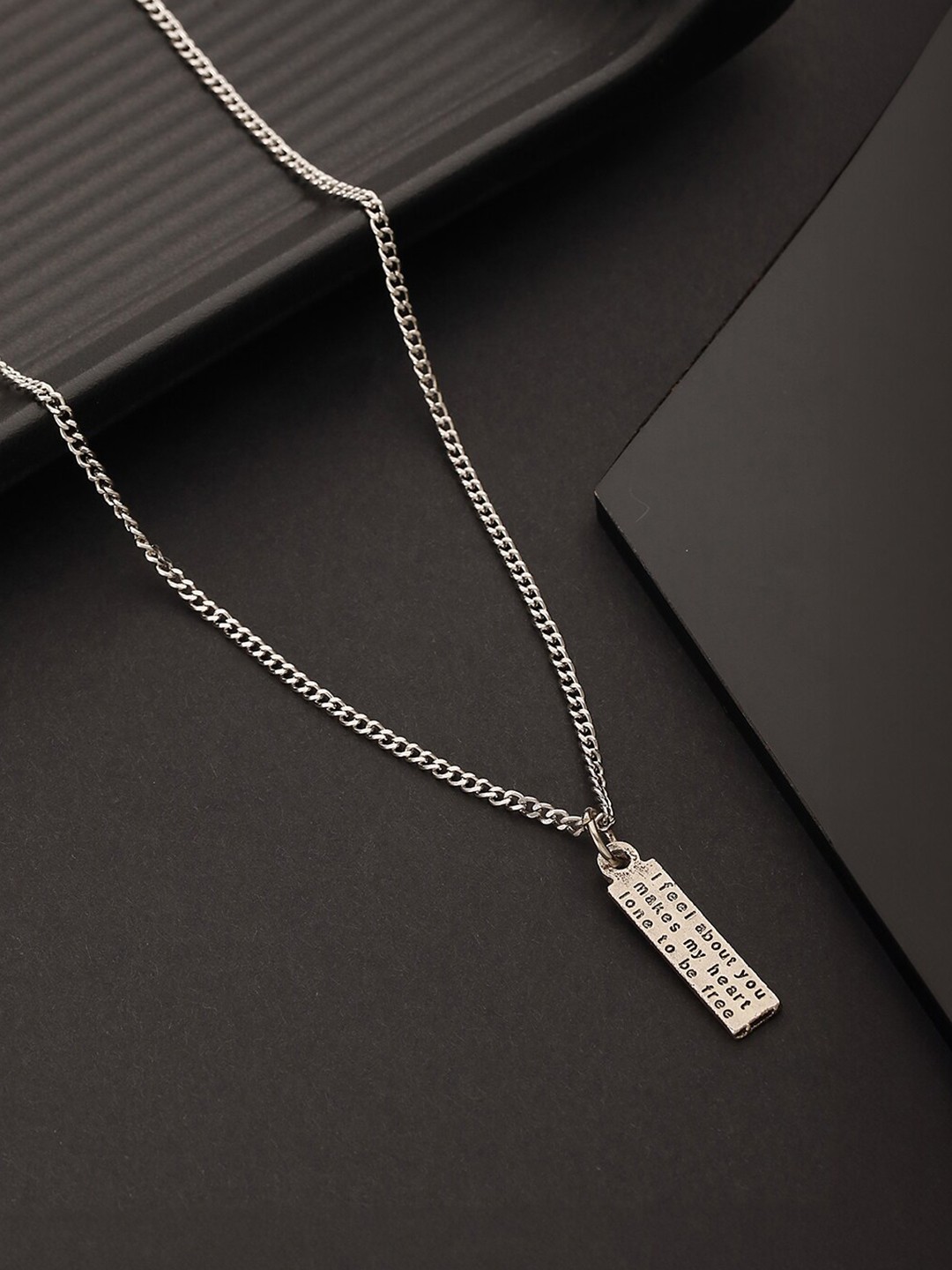 

Jazz and Sizzle Silver-Plated Pendant With Chain