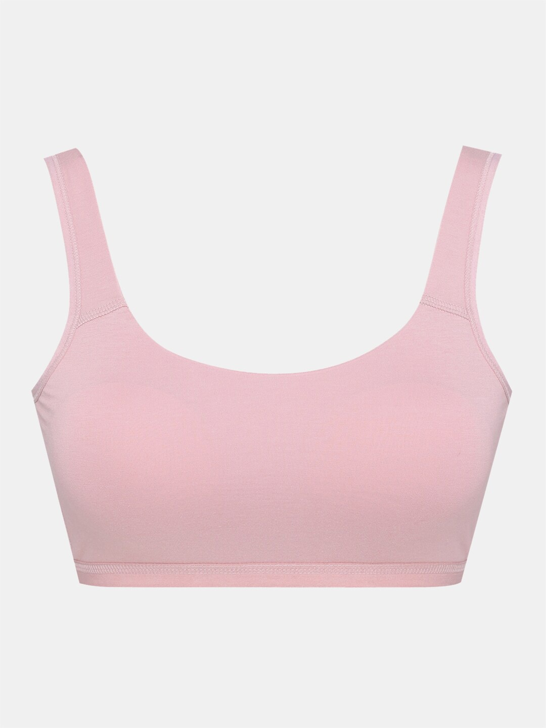 

Sillysally Girls Workout Bra Full Coverage Removable Padding High Support All Day Comfort, Pink